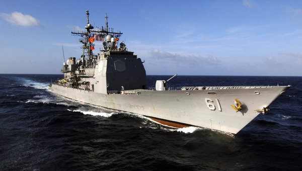 US warship visiting Romania may be 1st phase of missile defense system