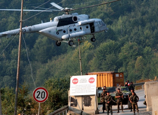 Kosovo Serbs clash with NATO; six people hurt