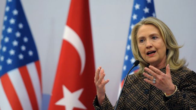 Clinton ‘outraged’ by Syria mortar strike in Turkey