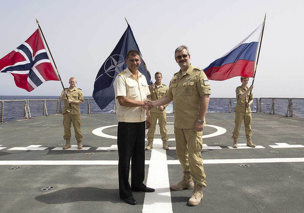 NATO and Russian Naval Commanders Meet in the Gulf of Aden