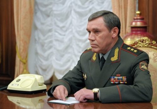Chief of the Russian General Staff General Valery Gerasimov, Nov. 9, 2012