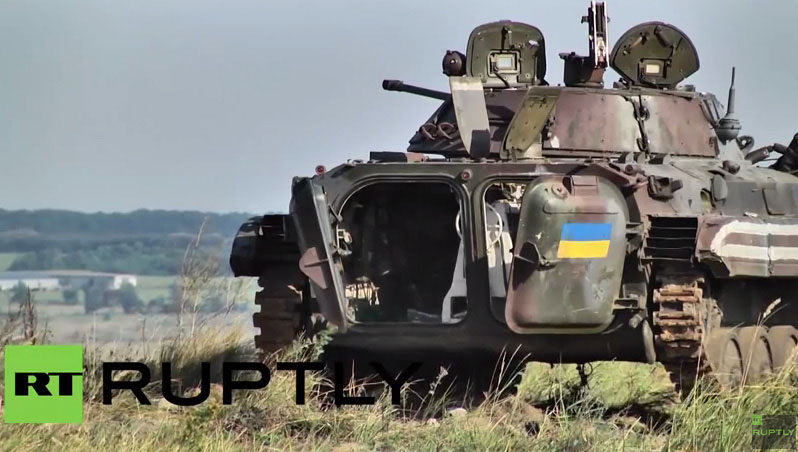 Russia-Ukraine War Day 2: Soviet Union flag spotted at Russian tanks