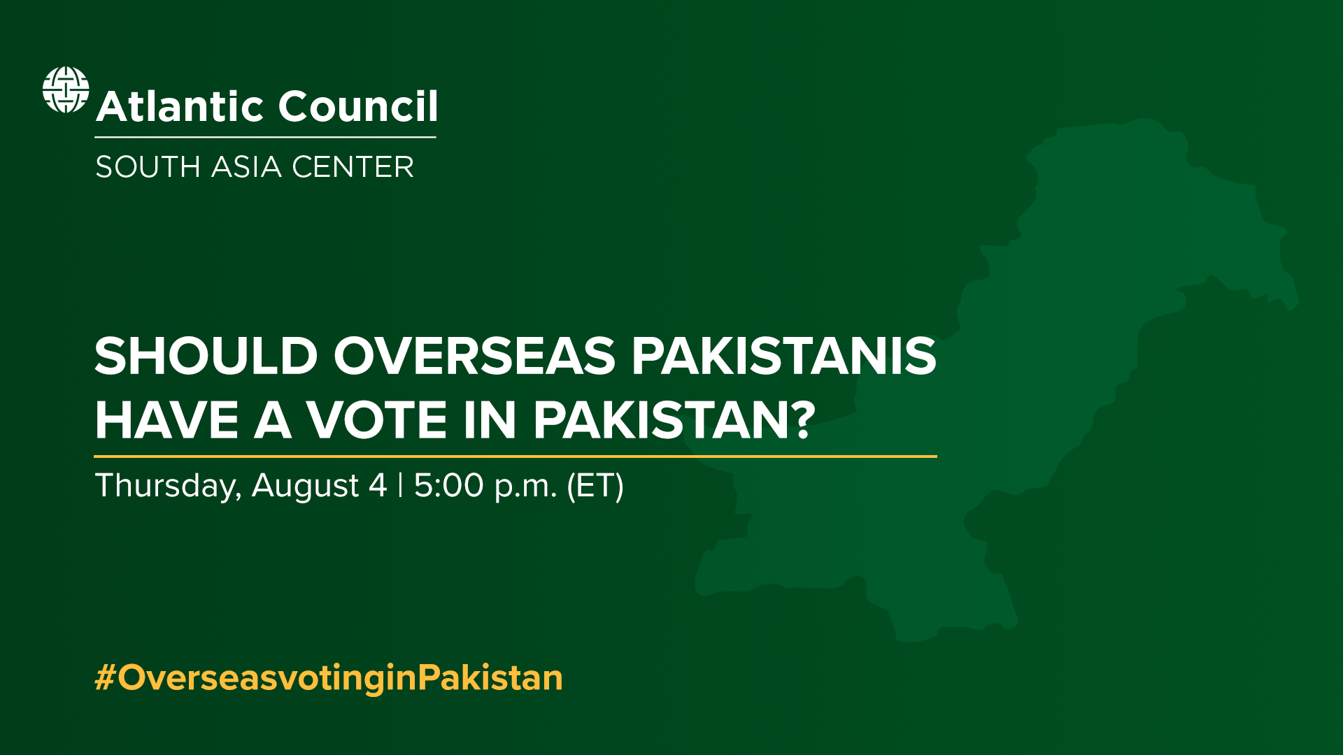 Should Overseas Pakistanis Have A Vote In Pakistan Atlantic Council