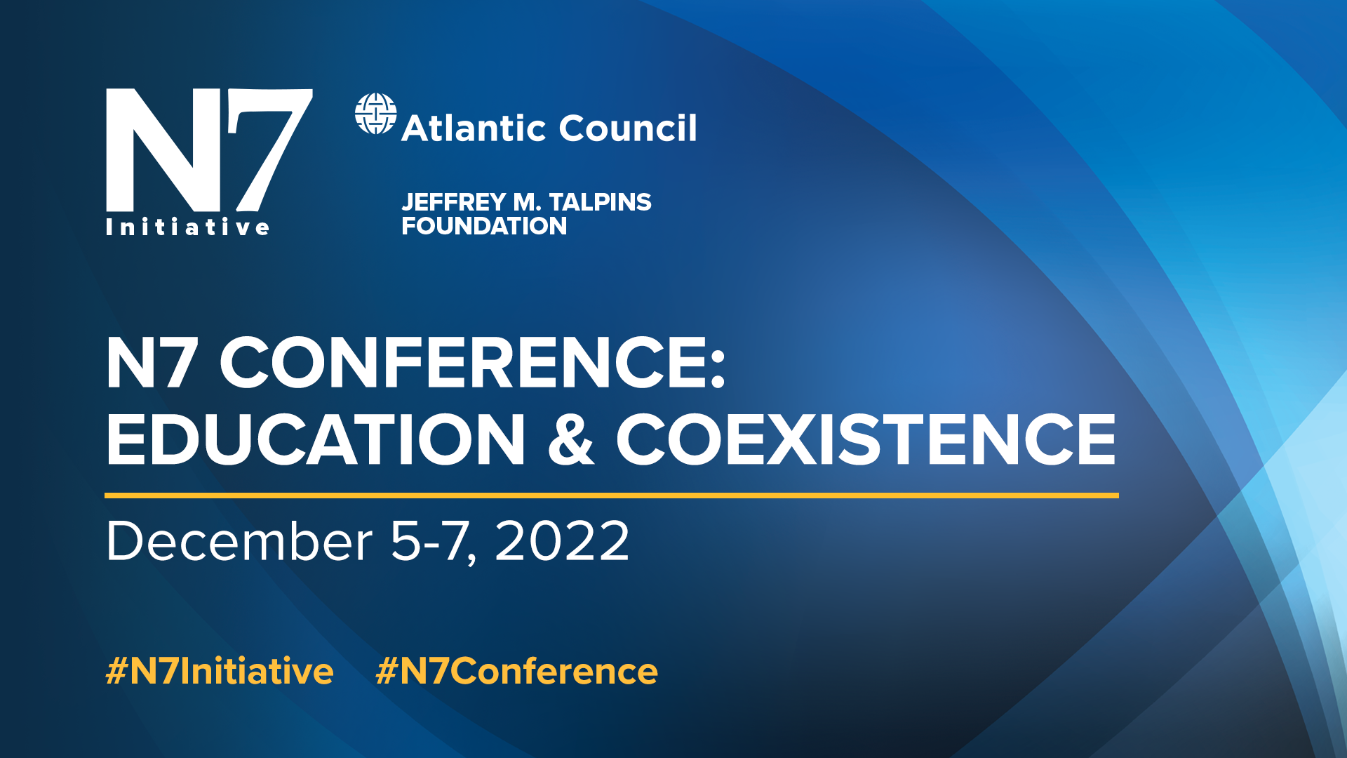 N7 Conference Education & Coexistence Atlantic Council