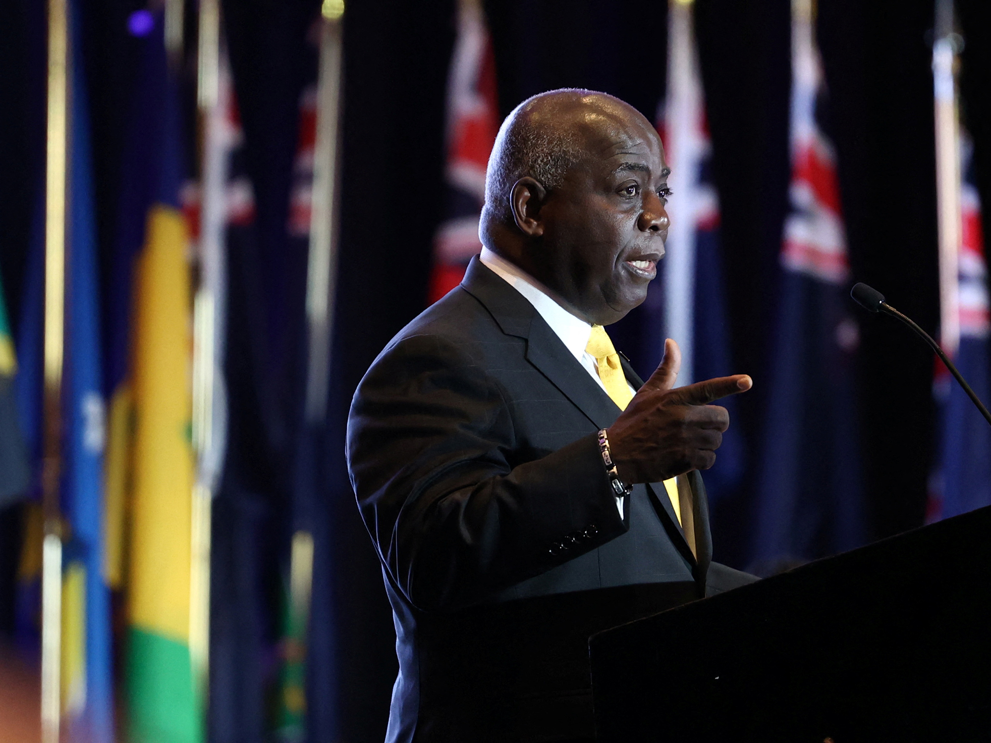 Bahamian Prime Minister Urges Action On Climate Change Financial   2022 08 16T153747Z 172076025 RC2QXV9N1EDG RTRMADP 3 CLIMATE CHANGE CARIBBEAN COP27 