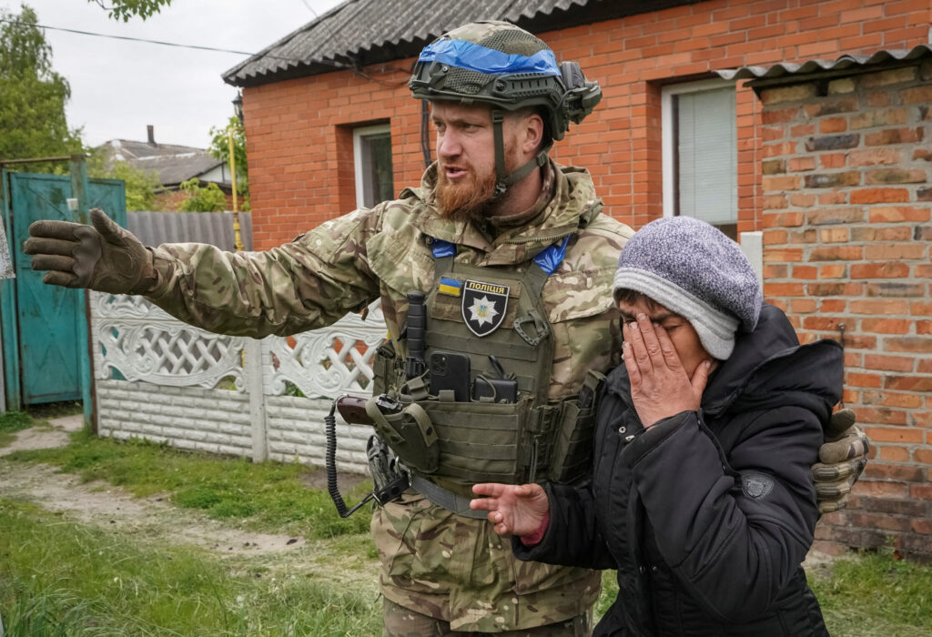 Anger and defiance in Kharkiv as advancing Russian troops draw closer