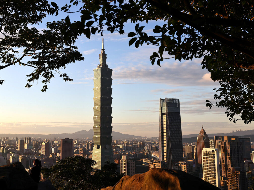 Taiwan's landmark building Taipei 101