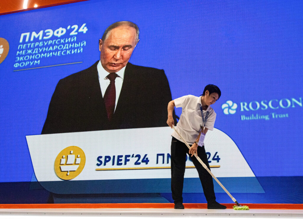 Russia’s flagship international forum showcases Putin’s pariah status